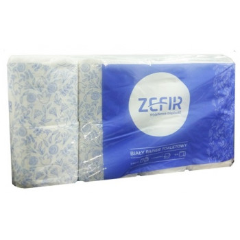 Туалетний папір ZEFIR Фіолетовий 2-х шар. (8шт/уп) 8уп/міш.157