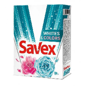 Пральний порошок картон Savex Lock Whites&Colors ручне 400 гр (22шт) 7599
