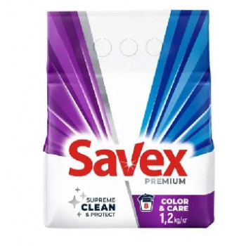 Пральний порошок Savex Lock Whites&Colors автомат 1,2 кг (8шт) 8305