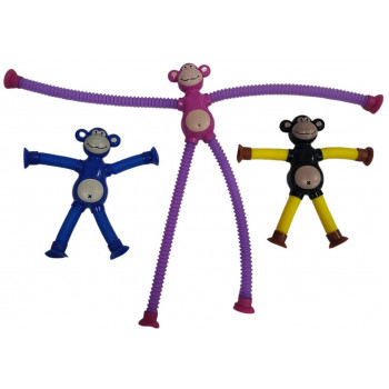 Іграшка Мавпеня присоски-пружинки (200/12шт) P15-1 ціна за шт.