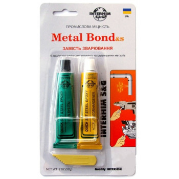 Клей Metal Bond 52г (холодна зварка) (144/12шт) Клей Metal Bond 52г (холодна зварка) (144/12шт)