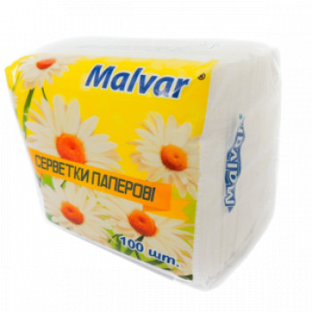 Серветки до столу 100 шт БІЛІ (16шт/80 уп) Серветки до столу 100 шт БІЛІ (16шт/80 уп)