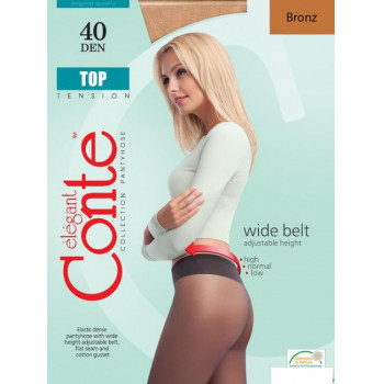 Конте Колготи TOP 40 ден bronz 4 р. (12 шт/бокс) Конте Колготи TOP 40 ден bronz 4 р. (12 шт/бокс)