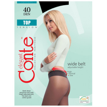 Конте Колготи TOP 40 ден nero 4 р. (12 шт/бокс) Конте Колготи TOP 40 ден nero 4 р. (12 шт/бокс)