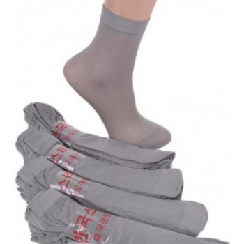 Шкарпетки   КАПРОН звичайні СІРІ (10 шт)