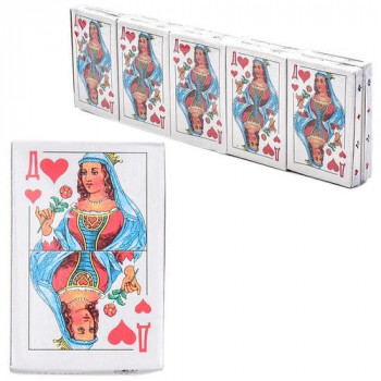 Карти (дама) 10шт/уп (36/120шт/ящ) ціна за шт Карти (дама) 10шт/уп (36/120шт/ящ) ціна за шт