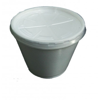 Тарілка полістерольна 450мл з кришкою (500шт) ціна за шт. Тарілка полістерольна 450мл з кришкою (500шт) ціна за шт.