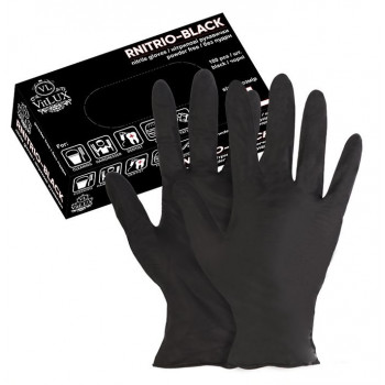 Рукавиці нітріл Super Qloves чорна ХL (50 пар) 10уп в/я, ціна за уп. Рукавиці нітріл Super Qloves чорна ХL (50 пар) 10уп в/я, ціна за уп.