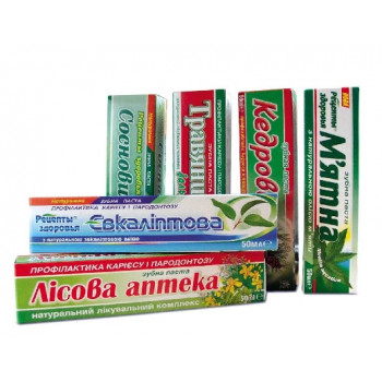 Зубна паста Болгарська MIX 50мл (100шт/ящ) Зубна паста Болгарська MIX 50мл (100шт/ящ)