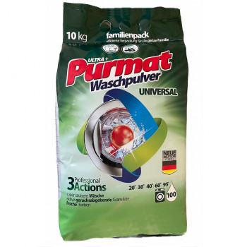 Пральний порошок Purmat 10 кг Universal 100пр (4,28 ціна за прання) 2966