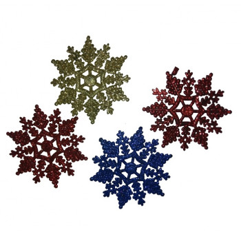 Новорічна СНІЖИНКА кольорова Новорічна СНІЖИНКА кольорова
