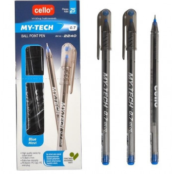 Ручка масляна MY-TECH CL2240-25 синя (25шт/уп) ціна за шт. Ручка масляна MY-TECH CL2240-25 синя (25шт/уп) ціна за шт.