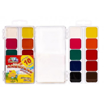 Акварель Гамма 10 кольорів пластик (312044) Акварель Гамма 10 кольорів пластик (312044)