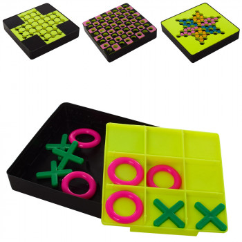 Гра DX112A-D ігрове поле, фішки,4вида,в панелі, 10*10*2см.в пакеті
