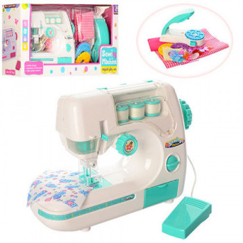 Швейна машинка 827B 23см,шиє,педаль,світло,на бат,в кор.,44-21,5-10,5см Швейна машинка 827B 23см,шиє,педаль,світло,на бат,в кор.,44-21,5-10,5см