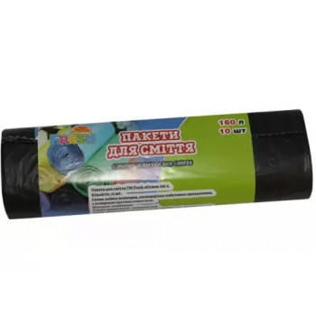 Пакети для сміття Super Luxe 160л*10шт (20шт) 8051 Пакети для сміття Super Luxe 160л*10шт (20шт) 8051