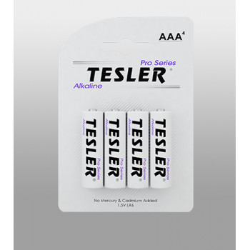 Батарейки TESLER Alkaline R3 LR03-4 міні-пальчик 4шт на блістері Батарейки TESLER Alkaline R3 LR03-4 міні-пальчик 4шт на блістері