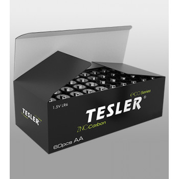 Батарейки  TESLER carbon   R6  (60в/у) /1200в/я Батарейки  TESLER carbon   R6  (60в/у) /1200в/я