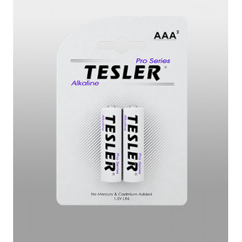 Батарейки  TESLER Alkaline R3 (2шт на блістері) LR03-2 (20в/у)