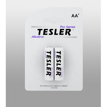 Батарейки TESLER Alkaline R6 (2шт на блістері) LR6-2 (20в/у)