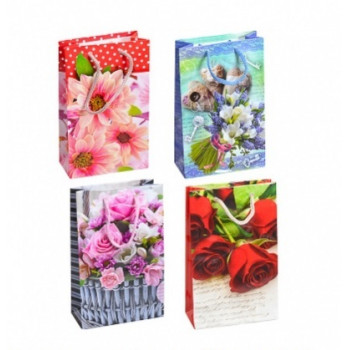 Подарунковий пакет Букет мікс 11*18*5см (12шт) ціна за уп. 1017 Подарунковий пакет Букет мікс 11*18*5см (12шт) ціна за уп. 1017