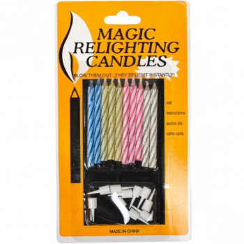 Свічка для торта Незгасаюча 10шт/уп 48шт/ящ. YF2019-11/10-87 Свічка для торта Незгасаюча 10шт/уп 48шт/ящ. YF2019-11/10-87