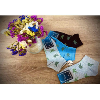 Шкарпетки н/п Конопляний Листок 23-25р (12шт/уп) Шкарпетки н/п Конопляний Листок 23-25р (12шт/уп)