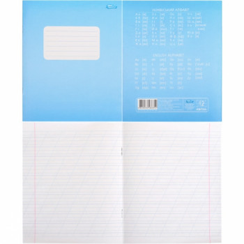 Зошит 12 аркушів ФОН коса лінія (20шт) 700шт/ящ Зошит 12 аркушів ФОН коса лінія (20шт) 700шт/ящ