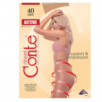 Конте Колготи ACTIVE 40 ден bronz 4 р. (10 шт/бокс) Конте Колготи ACTIVE 40 ден bronz 4 р. (10 шт/бокс)
