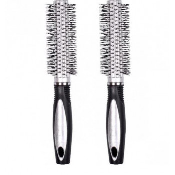 Щітка для волосся Кругла 18мм 2-х кольорова 22см (12шт) Х1-130 Щітка для волосся Кругла 18мм 2-х кольорова 22см (12шт) Х1-130