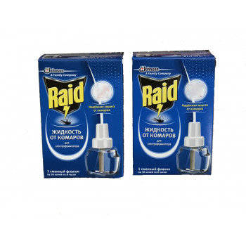 Рідина для фумігатора 43,8мл RAID 60 ночей (24шт/ящ) Рідина для фумігатора 43,8мл RAID 60 ночей (24шт/ящ)