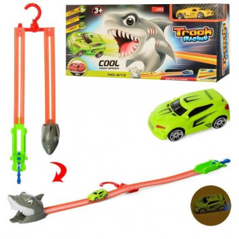 Трек 913 акула,св.в темнот,машинка 7см.в кор.32-15-7см.(72шт) Трек 913 акула,св.в темнот,машинка 7см.в кор.32-15-7см.(72шт)