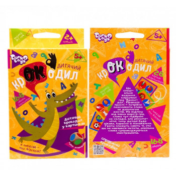 Настільна гра вікторина Дитячий крокодил укр. CROC-01-01U Настільна гра вікторина Дитячий крокодил укр. CROC-01-01U