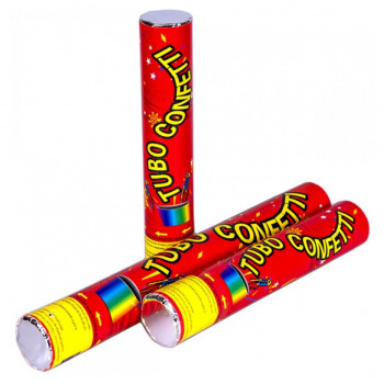 Хлопушка 30 см Tubo confetty  (100шт/ящ) ціна за шт 6106-5