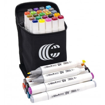 Набір скетч-маркерів 24 кол.BV800-24  в сумці Набір скетч-маркерів 24 кол.BV800-24  в сумці