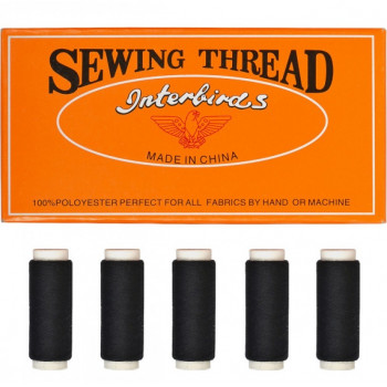 Нитки швейні №40/2 чорні,поліестер (12 шт) Х4-102 ціна за уп. 5011 Нитки швейні №40/2 чорні,поліестер (12 шт) Х4-102 ціна за уп. 5011