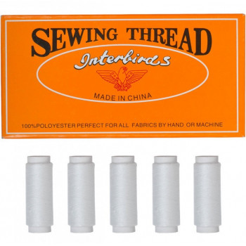 Нитки швейні №40/2 білі,поліестер (12 шт) Х4-101 ціна за уп. 1102 Нитки швейні №40/2 білі,поліестер (12 шт) Х4-101 ціна за уп. 1102