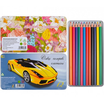 Олівці 12 кол.Metal elastico (12шт) 8829 Олівці 12 кол.Metal elastico (12шт) 8829