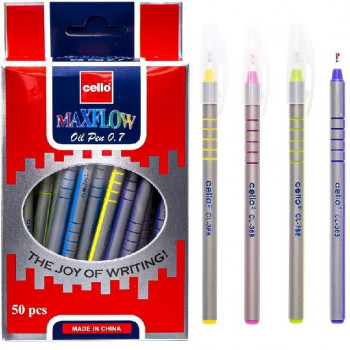 Ручка масляна Cello синя CL-268/368 PVC (50шт/уп) ціна за шт. 4104 Ручка масляна Cello синя CL-268/368 PVC (50шт/уп) ціна за шт. 4104