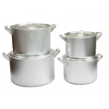 Набір алюмінієвих каструль 4шт. GT-1600-04 (2,5л/3,5л/4,5л/6л) Набір алюмінієвих каструль 4шт. GT-1600-04 (2,5л/3,5л/4,5л/6л)