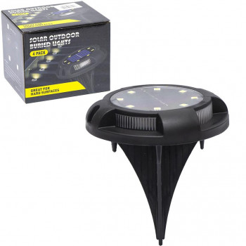 Садовий ліхтар на сонячній батареї пластик 6001 LED8+4 D11см (4 шт/уп) ціна за шт. Садовий ліхтар на сонячній батареї пластик 6001 LED8+4 D11см (4 шт/уп) ціна за шт.