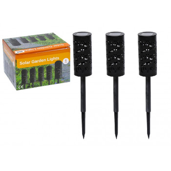 Садовий ліхтар  на сонячній батареї пластик+метал 30см (6 шт/уп) ціна за шт. X144-1 Садовий ліхтар  на сонячній батареї пластик+метал 30см (6 шт/уп) ціна за шт. X144-1