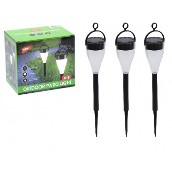 Садовий ліхтар на сонячній батареї пластик 25см Х13 Patio light (6 шт/уп) ціна за шт. Садовий ліхтар на сонячній батареї пластик 25см Х13 Patio light (6 шт/уп) ціна за шт.
