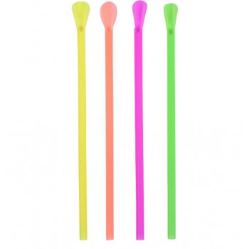 Набір  трубочок з ложечкою (100шт) 10-75 Набір  трубочок з ложечкою (100шт) 10-75