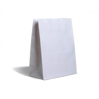 Пакет  паперовий білий 80*270*50 (100шт/уп) ціна за уп.