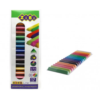 Пластилін Zibi Kids 17 кол.(300гр) 6228 4030 Пластилін Zibi Kids 17 кол.(300гр) 6228 4030