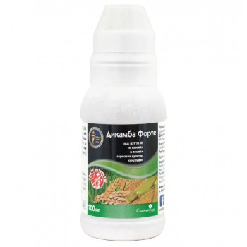 Дикамба Форте для газонів і зернових від бур'янів 100 мл (50шт/ящ) Дикамба Форте для газонів і зернових від бур'янів 100 мл (50шт/ящ)