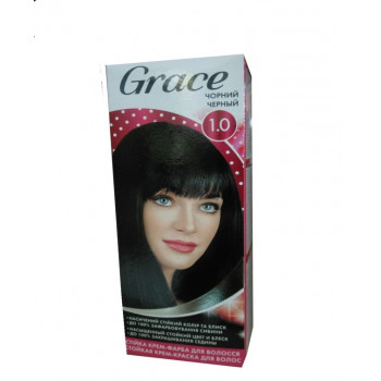 Стійка крем-фарба для волосся Grace  1.0 Чорний (30шт)