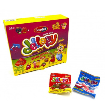 Желейні цукерки Jellopy mix jelly family 1/12/36 ціна за уп.