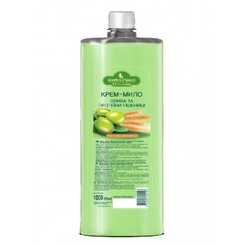 Крем мило 1 л Herb`s Planet Олива та протеїни пшениці інтенсивне зволоженя (10шт) Крем мило 1 л Herb`s Planet Олива та протеїни пшениці інтенсивне зволоженя (10шт)